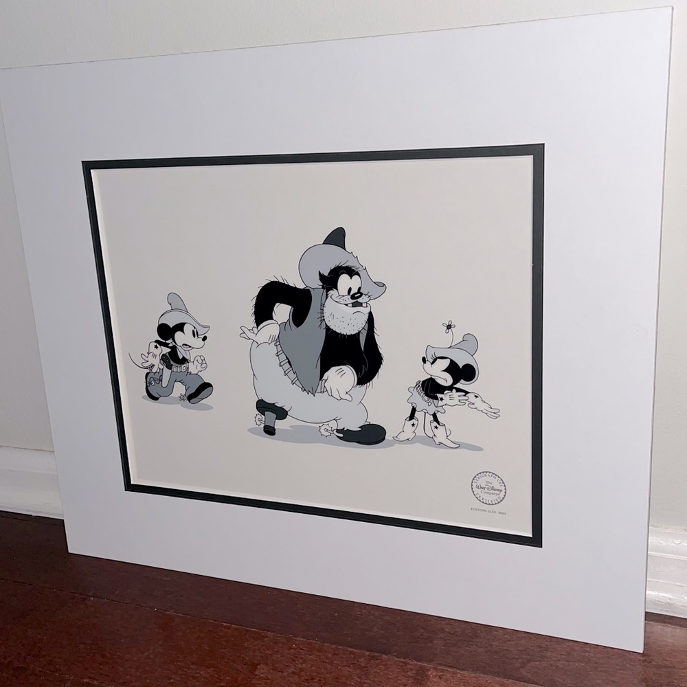 Disney “To The Rescue” Ltd. Edition Sericel from Two Gun Mickey animated short